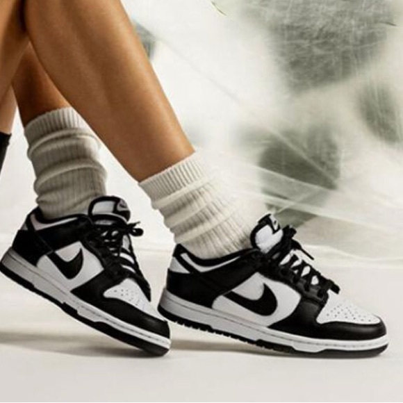 Nike Shoes - Nike women’s low dunks panda black and white